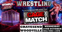 Rumble Wrestling comes to The Woodville with a16ft Steel Cage